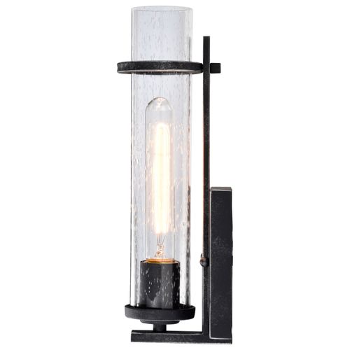 Main product image of Donzi 1 Light Vanity Fixture Iron Black Finish