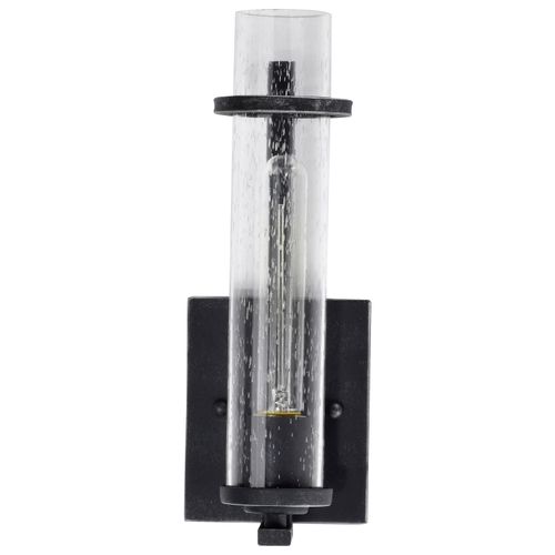 Main product image of Donzi 1 Light Vanity Fixture Iron Black Finish