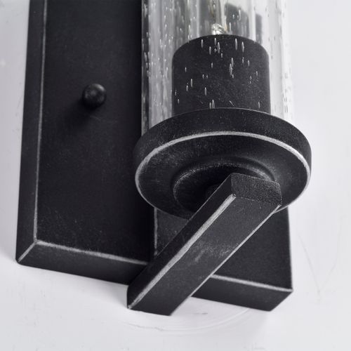 Main product image of Donzi 1 Light Vanity Fixture Iron Black Finish