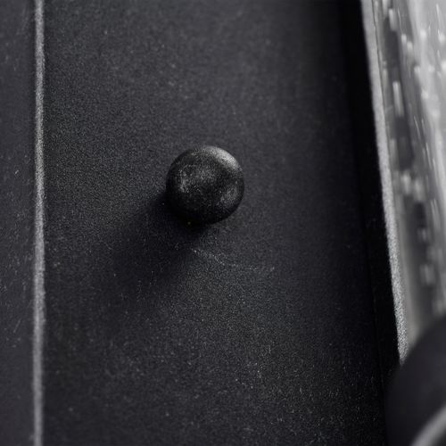 Main product image of Donzi 1 Light Vanity Fixture Iron Black Finish