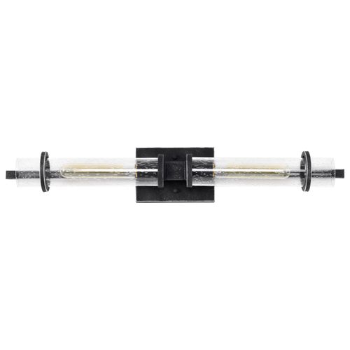 Main product image of Donzi 2 Light Vanity Fixture Iron Black Finish