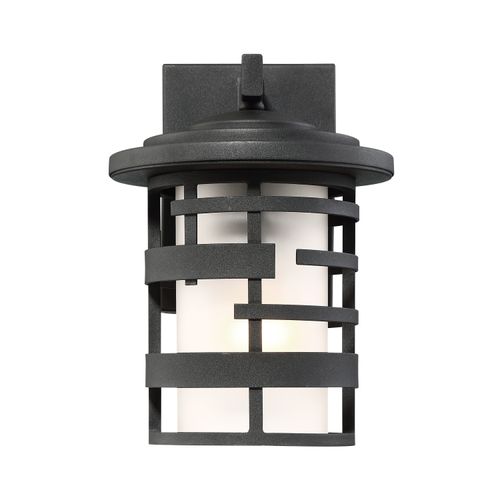 Main product image of Lansing 1 Light 10" Outdoor Wall Lantern w/ Etched Glass