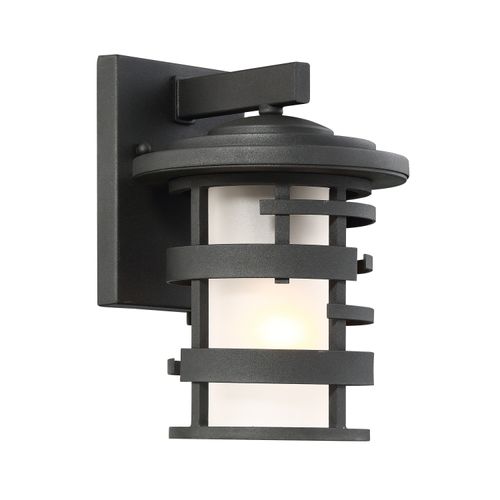 Main product image of Lansing 1 Light 10" Outdoor Wall Lantern w/ Etched Glass