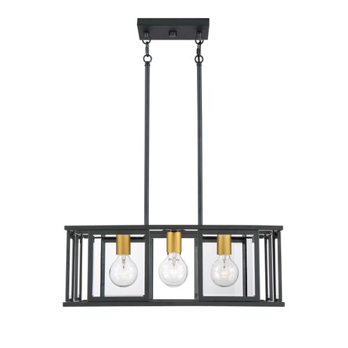 Main product image of Payne 4 Light Pendant w/ Clear Beveled Glass