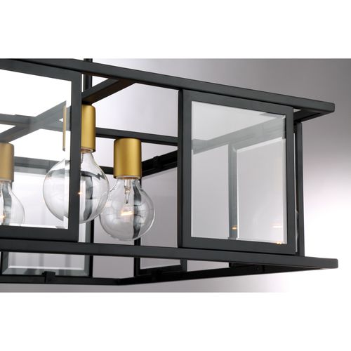 Main product image of Payne 4 Light Pendant w/ Clear Beveled Glass
