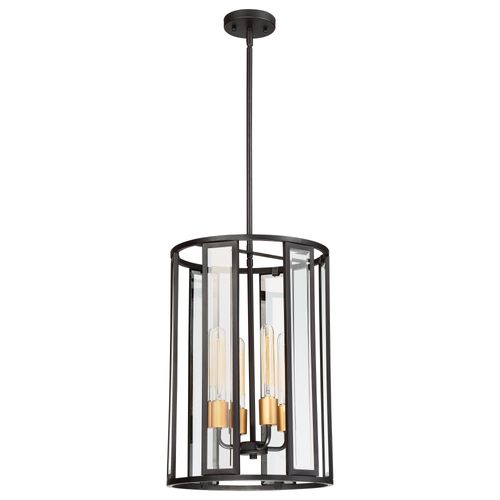 Main product image of Payne 4 Light Foyer Pendant w/ Clear Beveled Glass