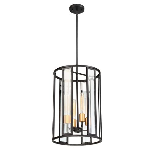 Main product image of Payne 4 Light Foyer Pendant w/ Clear Beveled Glass