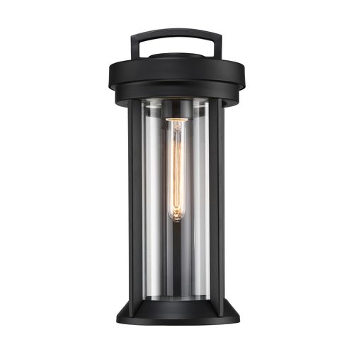 Main product image of Huron 1 Light Medium Lantern Aged Bronze Finish w/ Clear Glass