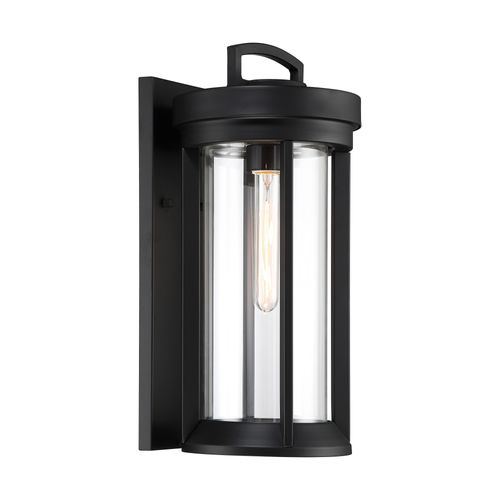 Main product image of Huron 1 Light Medium Lantern Aged Bronze Finish w/ Clear Glass