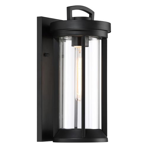 Main product image of Huron 1 Light Small Lantern Aged Bronze Finish w/ Clear Glass