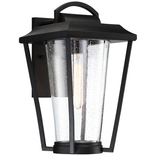 Main product image of Lakeview 1 Light Medium Lantern Aged Bronze Finish w/ Clear Seed Glass
