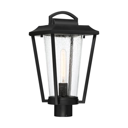Main product image of Lakeview 1 Light Post Lantern Aged Bronze Finish w/ Clear Seed Glass