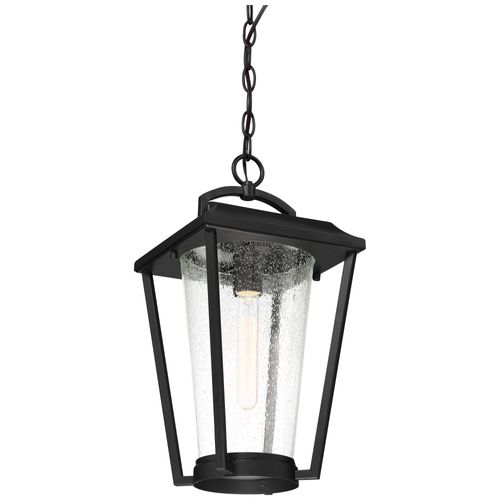 Main product image of Lakeview 1 Light Hanging Lantern Aged Bronze Finish w/ Clear Seed Glass