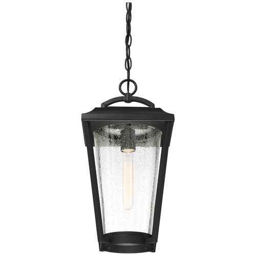 Main product image of Lakeview 1 Light Hanging Lantern Aged Bronze Finish w/ Clear Seed Glass