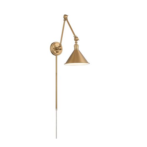 Main product image of Delancey Swing Arm Lamp Burnished Brass w/ Switch