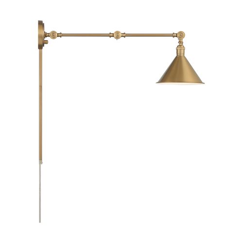 Main product image of Delancey Swing Arm Lamp Burnished Brass w/ Switch
