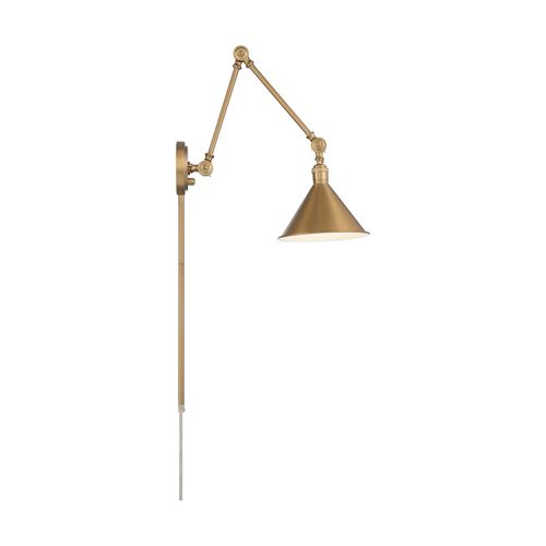 Main product image of Delancey Swing Arm Lamp Burnished Brass w/ Switch