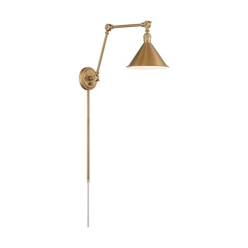 Main product image of Delancey Swing Arm Lamp Burnished Brass w/ Switch