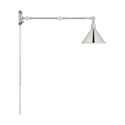Main product image of Delancey Swing Arm Lamp Polished Nickel w/ Switch