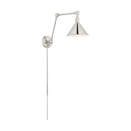 Main product image of Delancey Swing Arm Lamp Polished Nickel w/ Switch