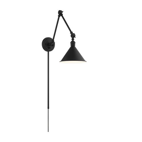 Main product image of Delancey Swing Arm Lamp Matte Black w/ Switch