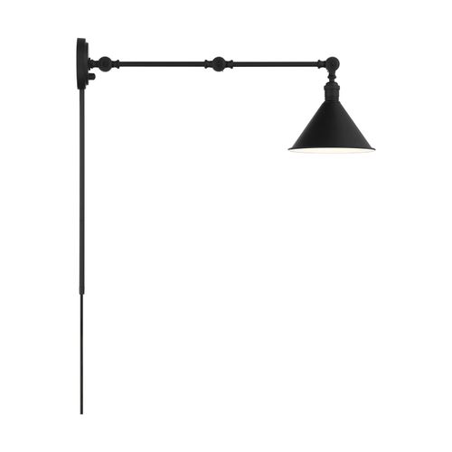 Main product image of Delancey Swing Arm Lamp Matte Black w/ Switch