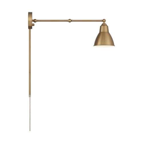Main product image of Fulton Swing Arm Lamp Burnished Brass w/ Switch