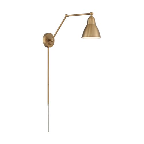 Main product image of Fulton Swing Arm Lamp Burnished Brass w/ Switch