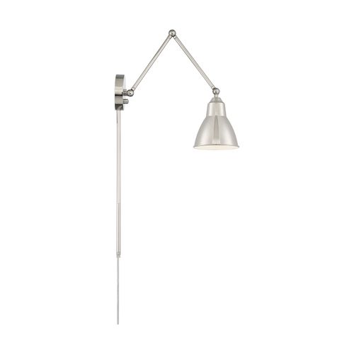 Main product image of Fulton Swing Arm Lamp Polished Nickel w/ Switch