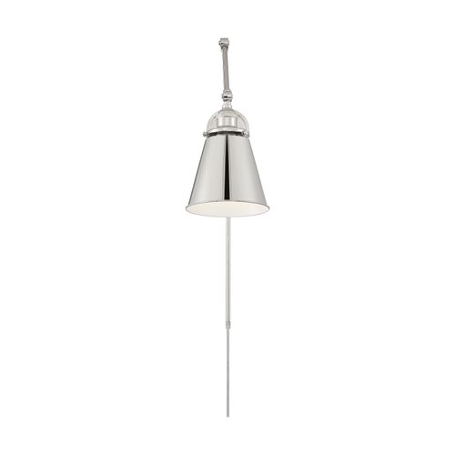 Main product image of Bayard Swing Arm Lamp Polished Nickel w/ Switch