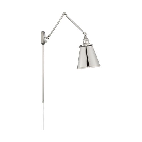 Main product image of Bayard Swing Arm Lamp Polished Nickel w/ Switch