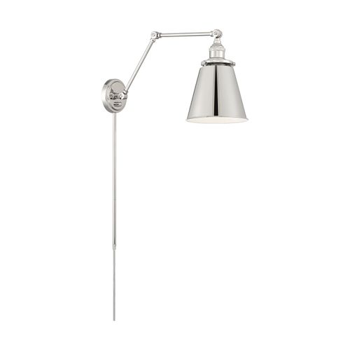 Main product image of Bayard Swing Arm Lamp Polished Nickel w/ Switch