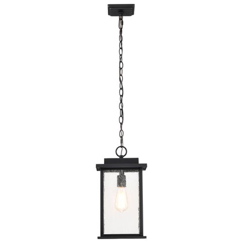 Main product image of Sullivan Collection Outdoor 16 inch Hanging Light Matte Black Finish w/ Clear Seeded Glass