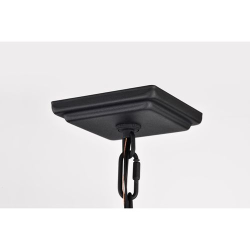Main product image of Sullivan Collection Outdoor 16 inch Hanging Light Matte Black Finish w/ Clear Seeded Glass