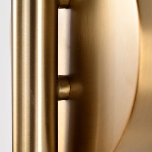 Main product image of Trilby 1 Light Wall Sconce Matte White w/ Burnished Brass