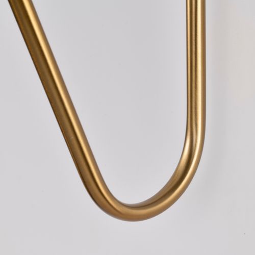Main product image of Trilby 1 Light Wall Sconce Matte White w/ Burnished Brass