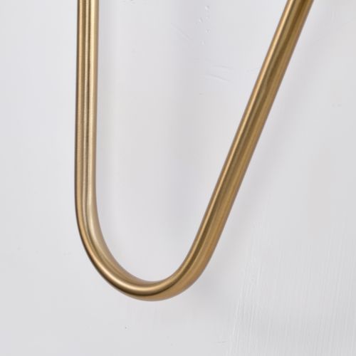 Main product image of Trilby 2 Light Wall Sconce Matte Black w/ Burnished Brass