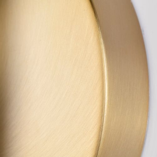 Main product image of Trilby 2 Light Wall Sconce Matte White w/ Burnished Brass