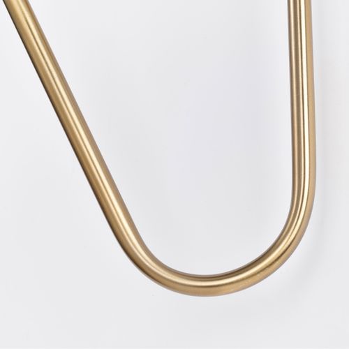 Main product image of Trilby 2 Light Wall Sconce Matte White w/ Burnished Brass