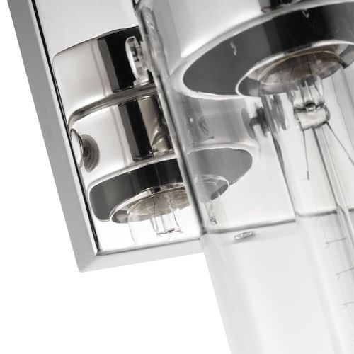 Main product image of Intersection 1 Light Vanity Polished Nickel w/ Clear Glass