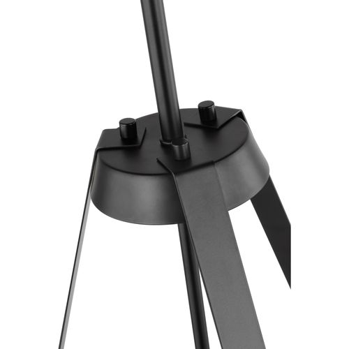 Main product image of Brewster 3 Light Pendant Black Finish White Metal Shade