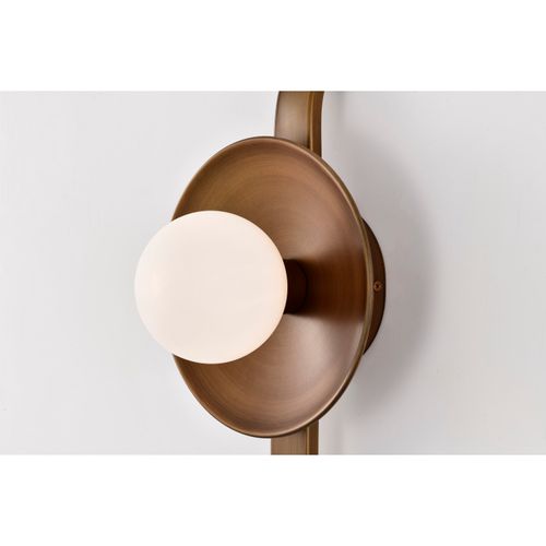 Main product image of Colby 1 Light Wall Sconce Natural Brass Finish