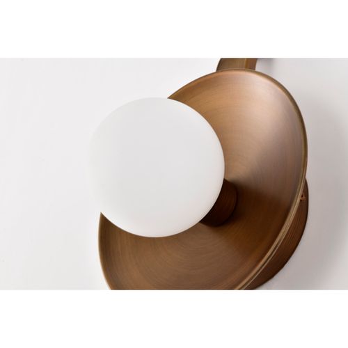 Main product image of Colby 1 Light Wall Sconce Natural Brass Finish
