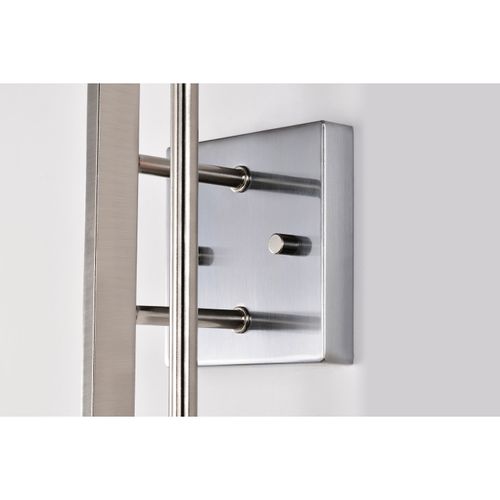 Main product image of Terrace 1 Light Wall Sconce Polished Nickel Finish Crackel Glass