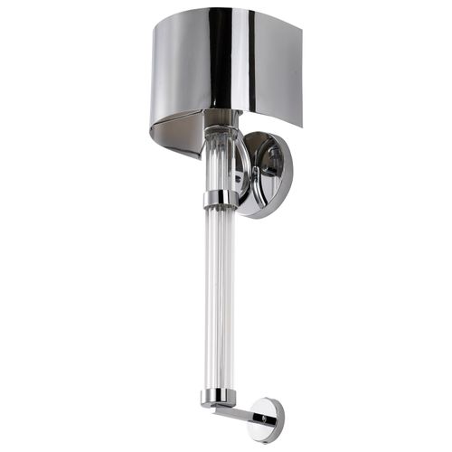 Main product image of Teagon 1 Light Wall Sconce Polished Nickel Finish Metal Shade