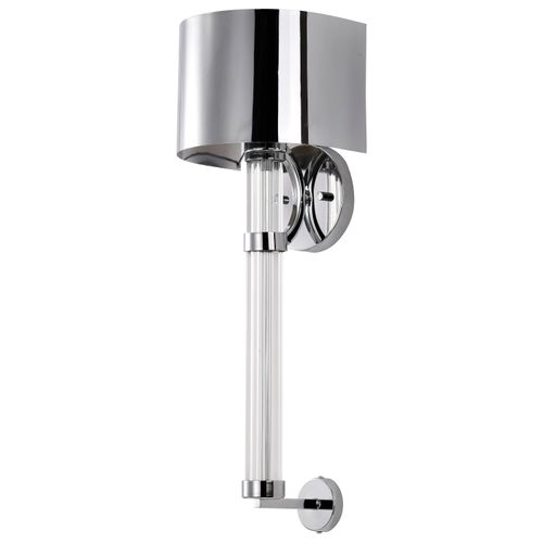 Main product image of Teagon 1 Light Wall Sconce Polished Nickel Finish Metal Shade