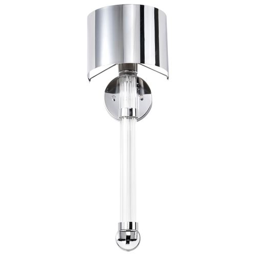 Main product image of Teagon 1 Light Wall Sconce Polished Nickel Finish Metal Shade