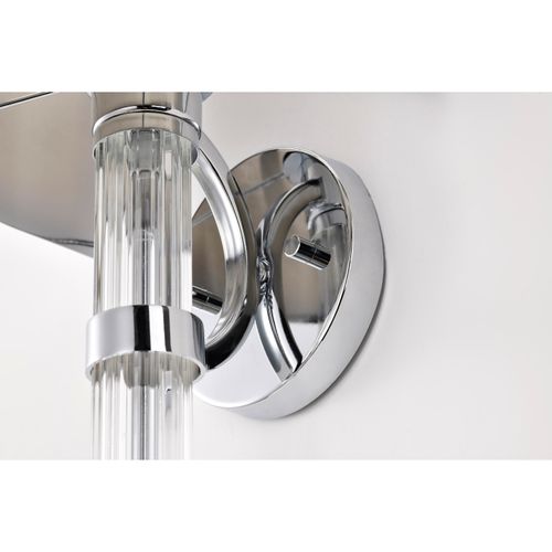 Main product image of Teagon 1 Light Wall Sconce Polished Nickel Finish Metal Shade
