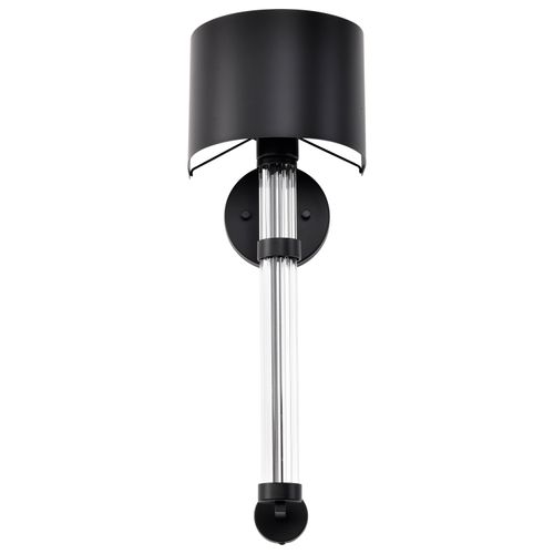 Main product image of Teagon 1 Light Wall Sconce Matte Black Finish Metal Shade
