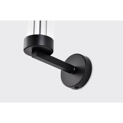 Main product image of Teagon 1 Light Wall Sconce Matte Black Finish Metal Shade